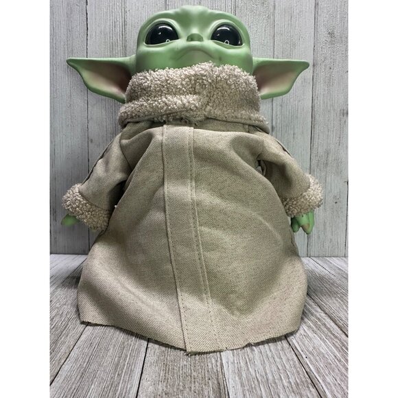 Star Wars Mandalorian The Child Grogu Baby Yoda Plush Stuffed Toy 11" Tall - Picture 2 of 15